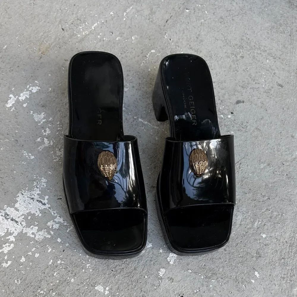 Kurt Geiger Kensington jelly kitten heels